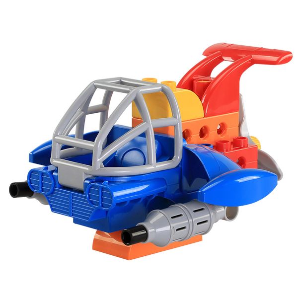 

12pcs mini fighter diy kids educational toys big particle building block creative intelligent gifts for children for fun
