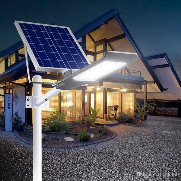 

led solar lights outdoor security floodlight solar street light ip66 waterproof auto-induction solar flood light for lawn garden