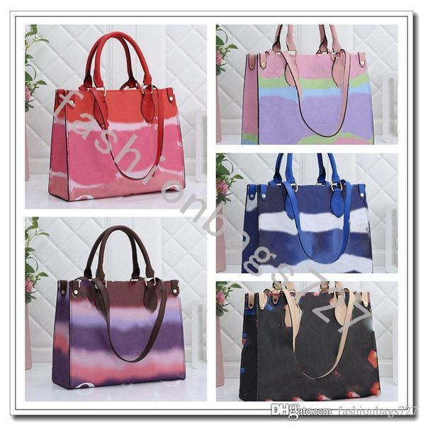 

luxury designer travel duffle luggage bag summer 2020 tie dye luxury tote for womens handbag purses designer pastel tote collection 191017