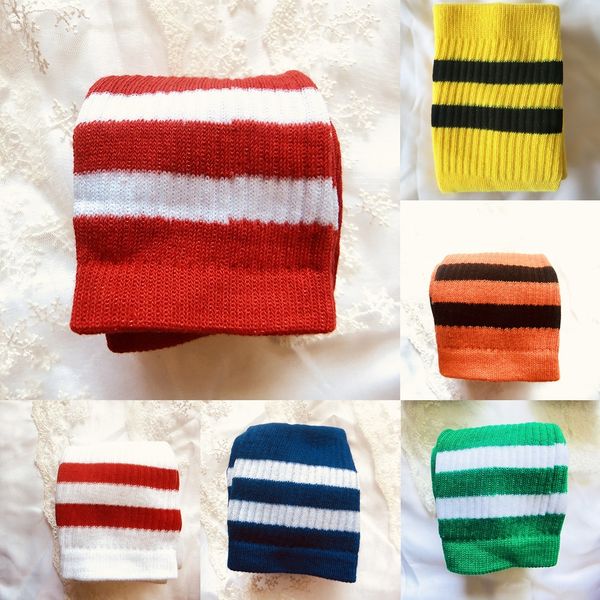 

three-bar high cotton knee-high stockings stockings sports football socks student socks female, Black