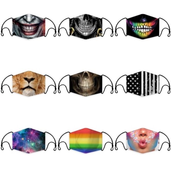 

the new activated carbon dustproof cotton cloth mask lattice printing anti smog pm2.5 can be inserted into the filter breathing valve mas#67