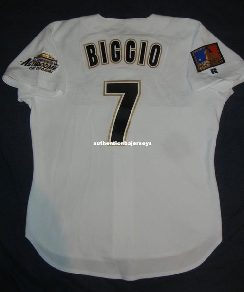 

retro team issued #7 craig biggio houston white jersey 1994 mens stitched baseball jerseys, Gray