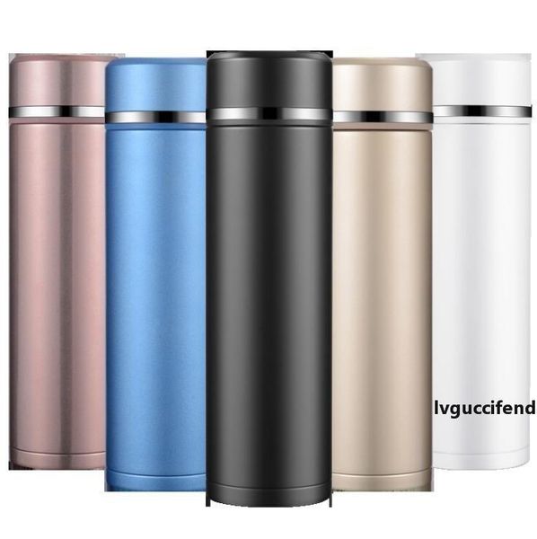 

stainless steel straight cup portable double wall insulated vacuum mugs repeatable colorful office travel sports water bottle lxl967