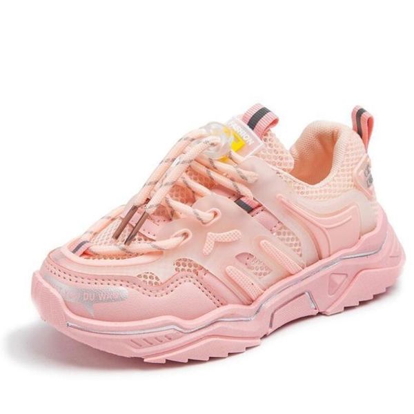 

children sport shoes 2020 autumn boys girls new candy color breathable casual shoes kids running for girl toddler sneakers, Black