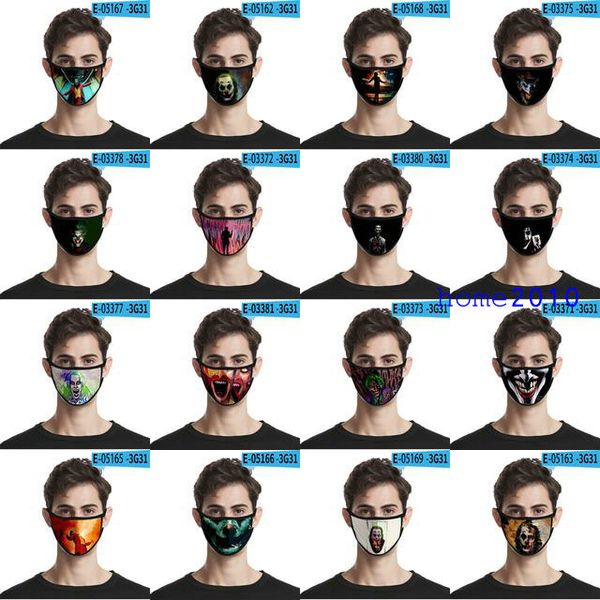 

halloween face printing mask printed 3d bandanas joker costumes 3d designer for cosplay joker mask face 3d joker masks prin motorcycle jwkwx