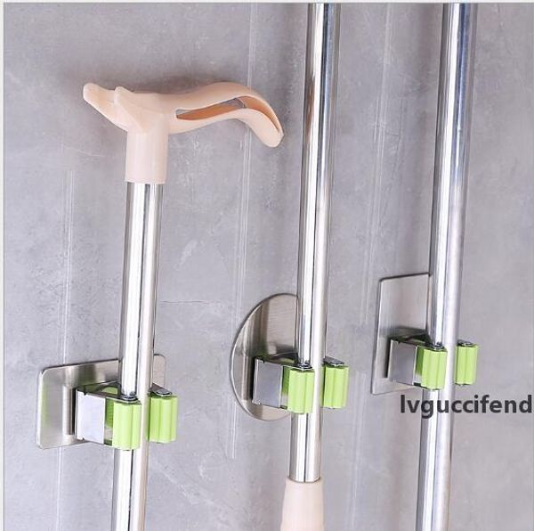 

manufacturers cross-border dedicated for creative storage rack bathroom kitchen stainless steel 304 punching broom mop