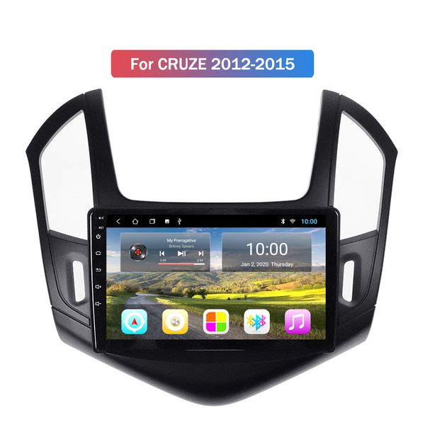 9 polegadas Android Car Radio Video Touch Touch Player Multimídia para Chevrolet Cruze 2012-2015 4 Core PEG / WMA / CD / MP3 / MP4