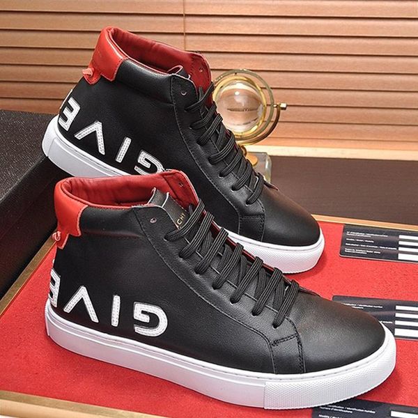 

mens shoes casual reverse sneakers in leather fashion outdoor platform fitness footwears zapatos de hombre mens shoes boots