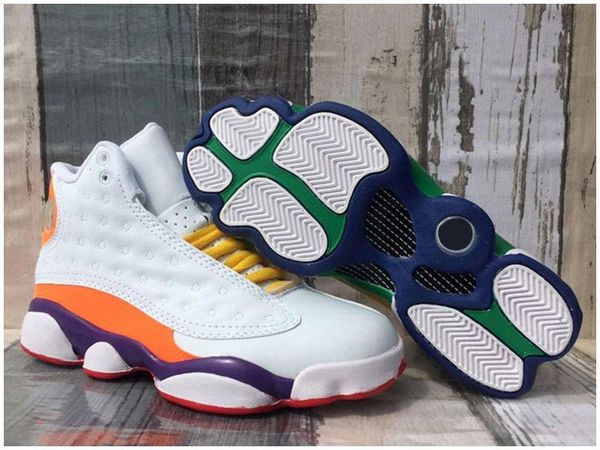 

20202020 new jumpman 13 13s mens women kids basketball shoes gs mandarin duck co, Black