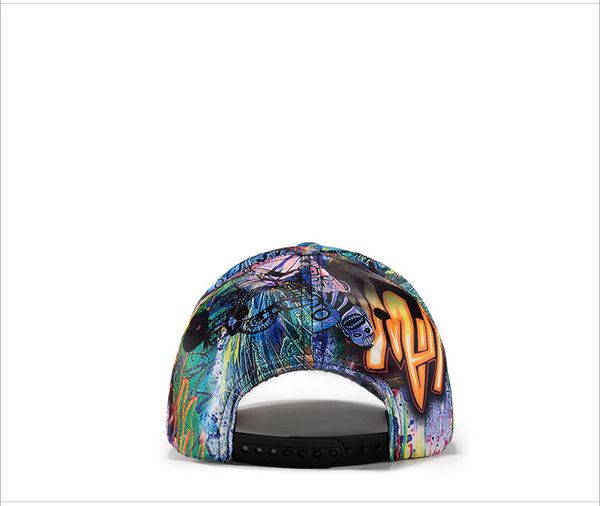 Neue Mode Graffiti Snapback Hüte Baseball Caps Designer Hut Gorra Marke Kappe für Männer Frauen Hip Hop Knochen Kostenloser Versand