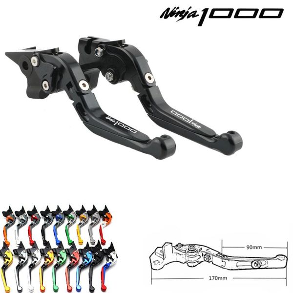 

for ninja 1000 17 colors with logo (ninja 1000) 2020 2020 cnc folding extension motorcycle brake clutch lever
