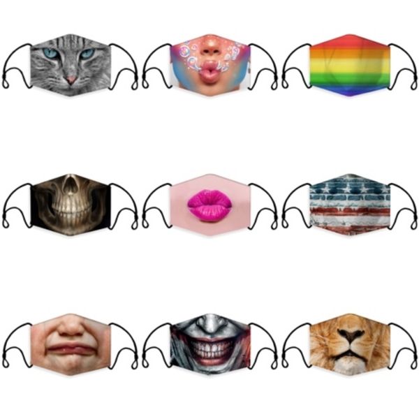 

designer face mask washable luxury anti dust face er dustproof riding sports anti-l reusable mouth ice silk masks#596