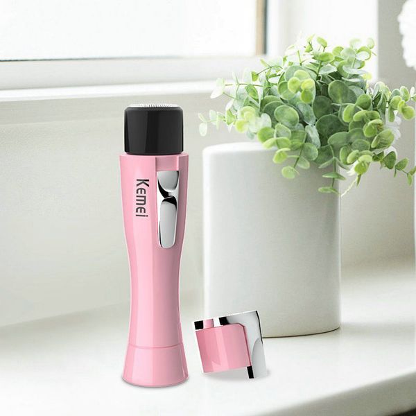 

2016 pink lady shaver портативный эпилятор мужчина и женщина всего тела бритва сухой батареи скребок бытовая мини депилятор km 1012 hot dcrj