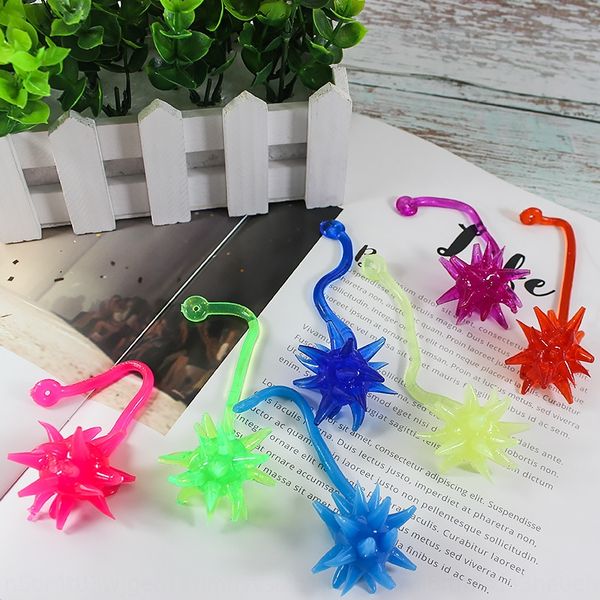 

children's new unique 12cm sticky meteor hammer independent packaging toy toy sticky wall climbing hammer