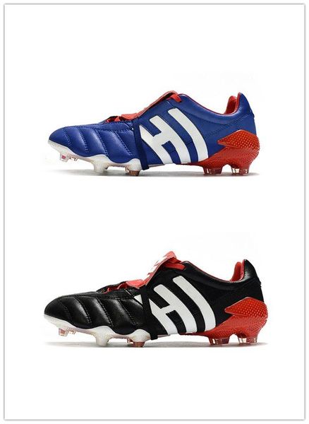 

2020predator 20 mutator predator mania tormentor fg soccer shoes sneakers football cleats boots youth kids men women sneaker trainers cleat, Black