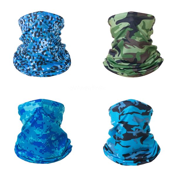 

magic turban outdoor riding sunscreen uv protection cold ice silk turban solid color camouflage skull scarf suitable for everybody#337#671, Black