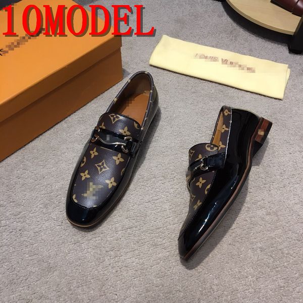 

2020 мода мужские замши кожаные ботинки роскошный mlae платье свадьба классический бизнес-офиса партии свадьба мокасины мужская обувь кварти, Black