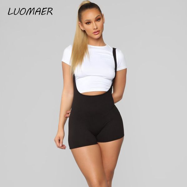 

2020 summer new trendy women ladies clothing one piece short pants leopard print green red yellow jumpsuit, Black;white