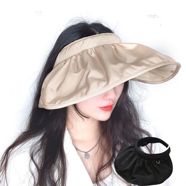

empty children's korea east gate shell shell sunscreen sunscreen hat foldable sun hat, Blue;gray