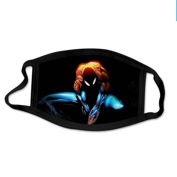 

cute spider man spiderman super hero designer luxury kid face mask party cosplay reusable dust washable windproof children cotton