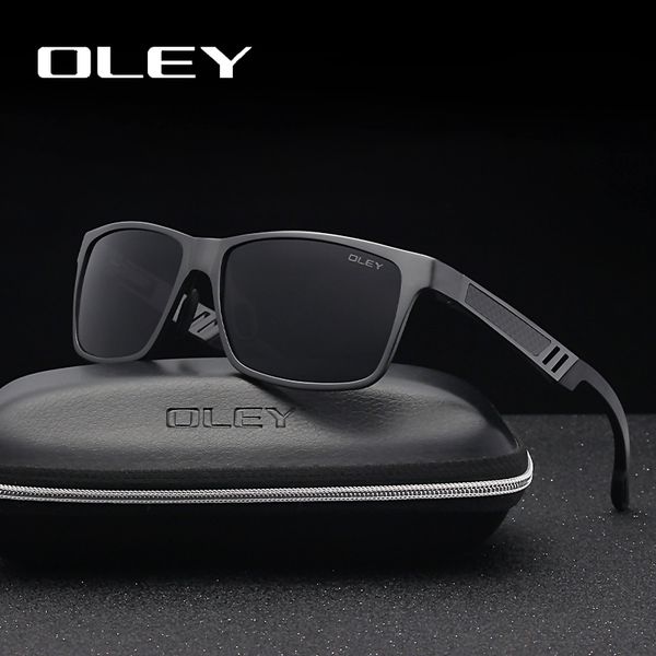 

Oley Men Polarized Sunglasses Aluminum Magnesium Sun Glasses Driving Glasses Rectangle For Men/wome Oculos Masculino Male Y19052001