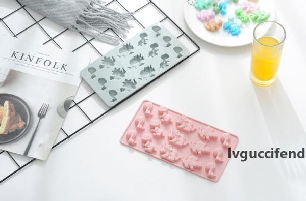 

15 ice molds with dinosaur silicone chocolate molds