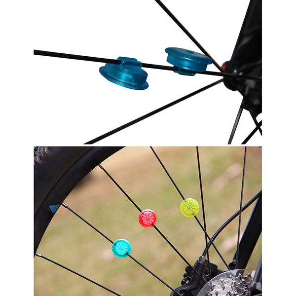 

2pcs bike wheel lights bicycle spokes light super bright tyre wire lamp with flash mode zj55