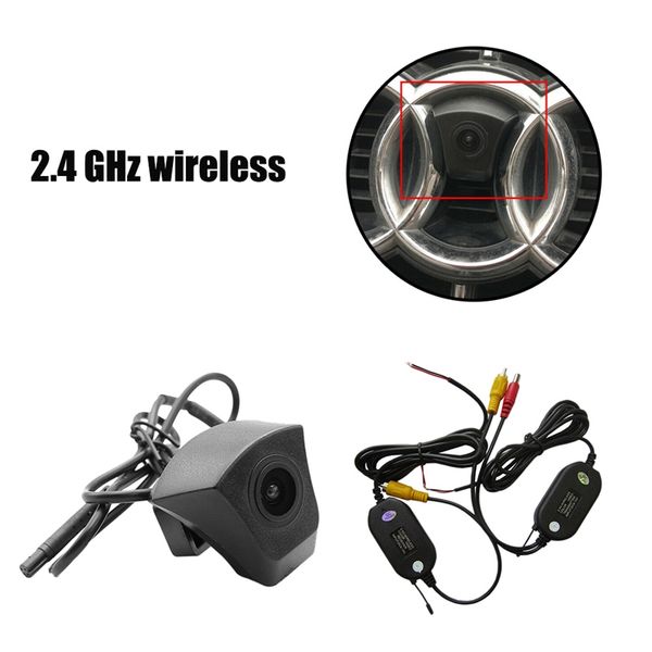

2.4 ghz wireless car front view embeded camera ,night vision parking cam with 170 wide degrees for a1 a3 a4 a5 a6 a7 q3 q5
