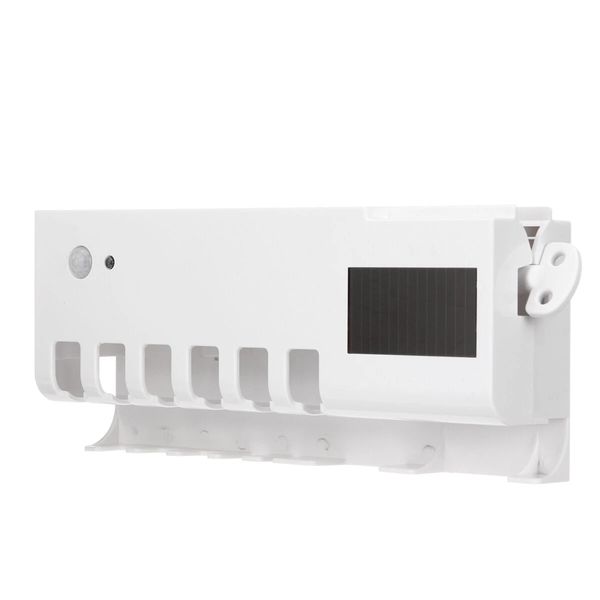 

auto toothpaste dispenser squeezer uv toothbrush sterilizer holder wall bathroom