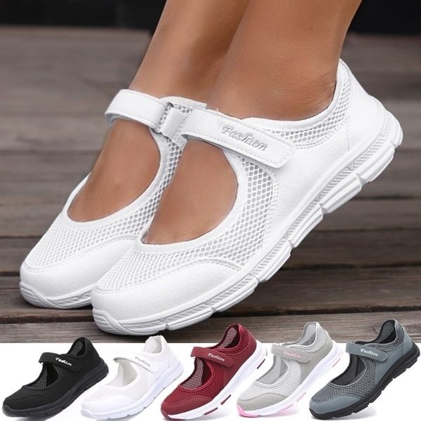 

fashion women sneakers casual shoes female mesh 2020 summer shoes breathable trainers ladies basket femme tenis feminino, Black