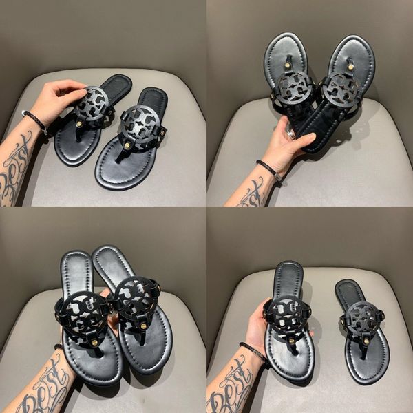 

ethel anerson womens real fur slippers female casual indoor outdoor slides flip flops vogue design flat shoes#456, Black