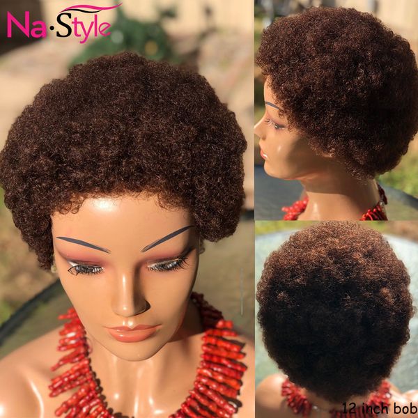 

colored afro kinky curly wig human hair ombre human hair wig pre plucked 13x4 lace front human hair wigs for women 150 remy, Black
