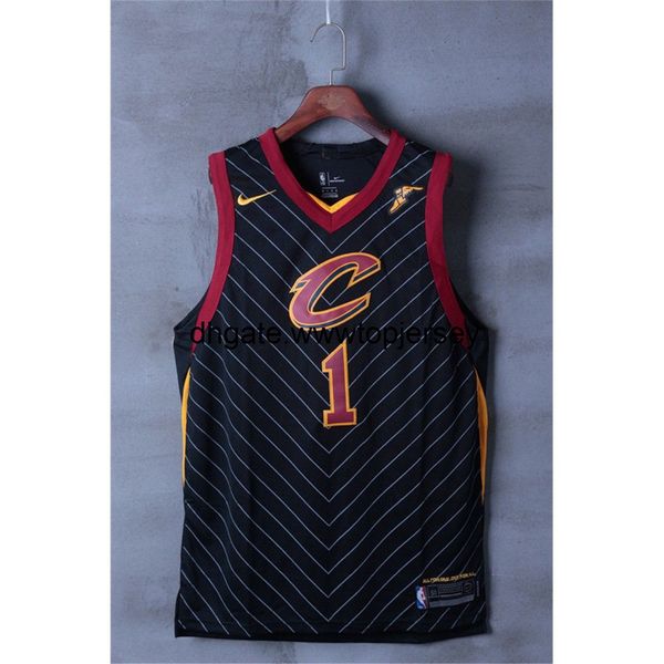 

basketball jerseys 1 black stripe shirt sw stitched, Gray