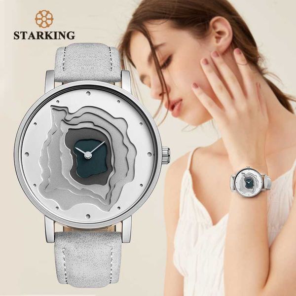 

starking new creative design watch mineral stylish quartz women watch casual fashion ladies gift wrist vintage timepieces, Slivery;brown