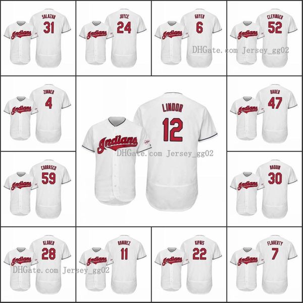 

cleveland indians men #12 francisco lindor 11 jose ramirez 22 jason kipnis women youth 150th anniversary patch custom jersey, Black