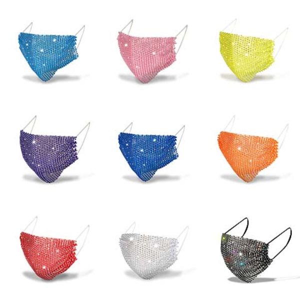 

горячей продажа многоразовых 3d печать bling rhinestone лицо маска rhinestone роты маска смешной пыл маска ultraviolet-proof моющегося запус