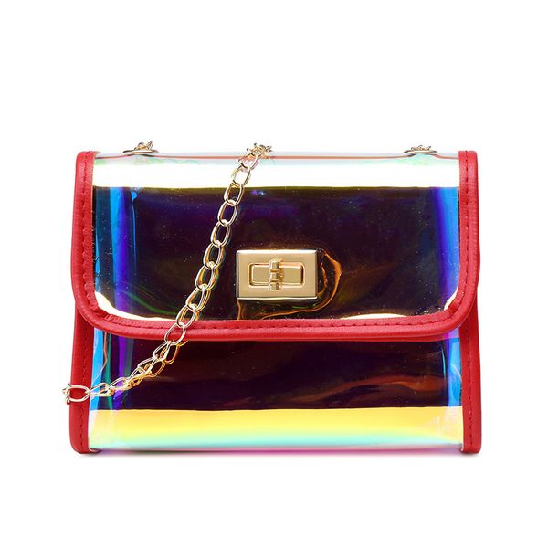 

lady bags laser sequins shoulder latch square sling bag 2020 in summer and autumn new personality chain bag purses and handbags