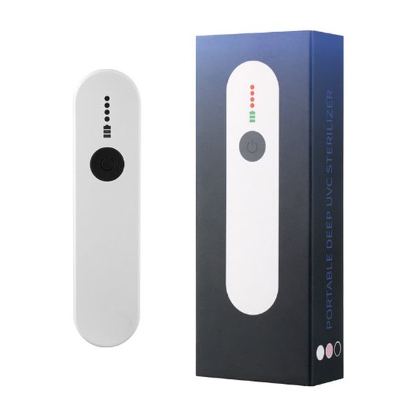 

mini uvc disinfection lamp portable uv sterilizer light ultraviolet germicidal light battery usb power for home l