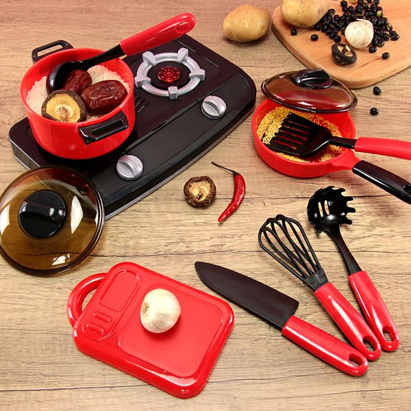 

doll family children play house kitchen toy pot set cooking simulation kitchenware boys and girls cooking kindergarten