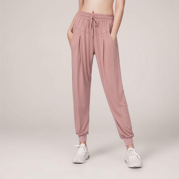 

raibaallu мягкие комфортные женщины брюки 2020 новый высокой талией вскользь лета слаксы брюки женщины пят длинные брюки женский, Black;blue