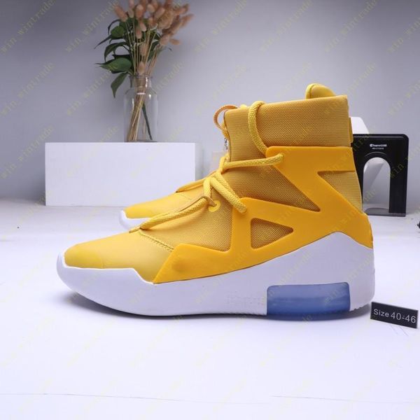 

mens 2019 fear of god 1 light bone black designer sneakers fashion fog cushion boots sports zoom casual shoes size 40-45 ck25011241 us13