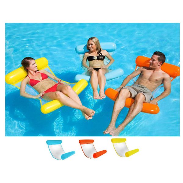 

оптовая свободная перевозка груза 130 * 75см надувные гамак floating bed lounge chair drifter бассейн пляж поплавок для взрослых