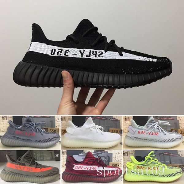 

v2 glow lundmark неотражающих кроссовки kanye west мужчины женщины black static antlia тройного белого synth спорт sneaker 5-13 mi5rs