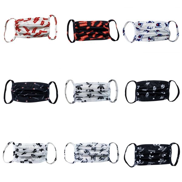 

new cartoon face masks s full printing cartoon cotton sunscreen multicolor dustproof breathable protective mask mix styles hh9-3036#201, Blue;pink