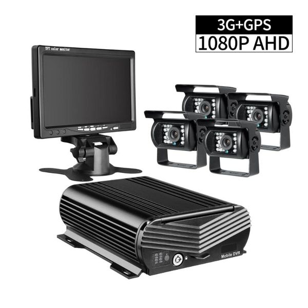 

4 канала ahd жесткий диск mobile dvr, 3g gps hdd автомобильный видеорегистратор, gps positiong, в режиме реального времени дистанционное вид