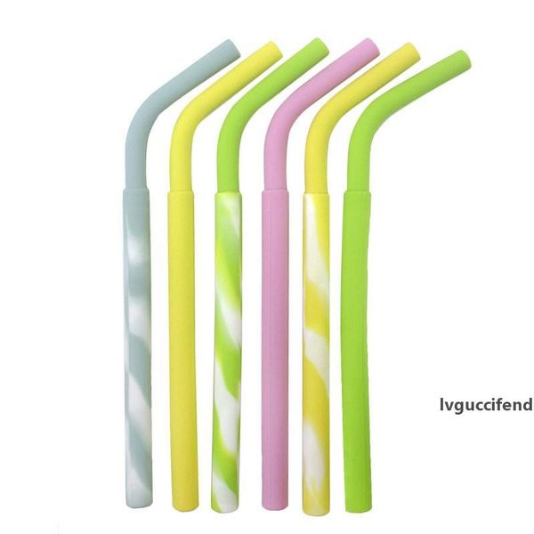 

silicone drinking straw bent drink straws cocktail drinks gadgets for children