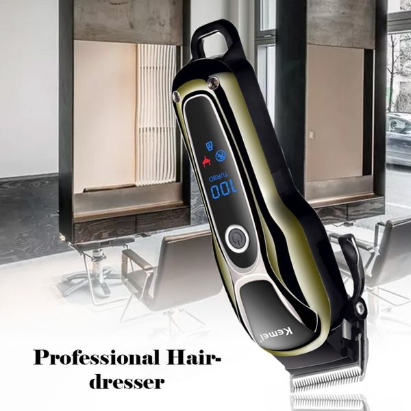 

режущий 110v 240v турбонаддув clipper профессионального триммер волосы перезаряжаемой стрижка мужчина электробритва barber волосы машин 110v