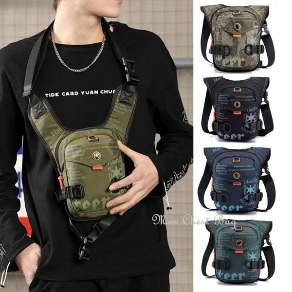 

mens tactical crossbody shoulder bag chest pack camping hiking handbags