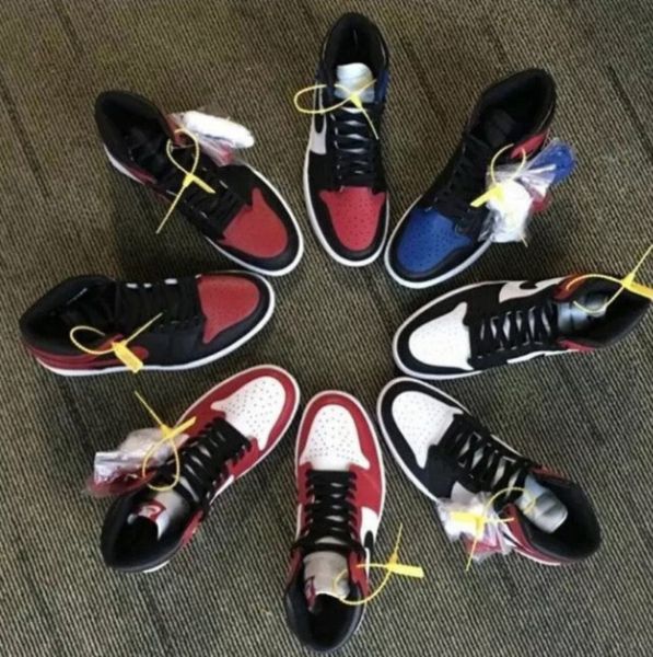 

новый travis scotts x 1 высокий 1s og средние случайные обувь дешевые royal banned bred от black white чистка мужчины женщины для перепродаж