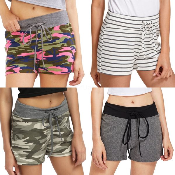 

shorts for women womens shorts summer 2020 new night light reflective leisure shiny elastic waist shorts streetwear drop shipping#4931, White;black